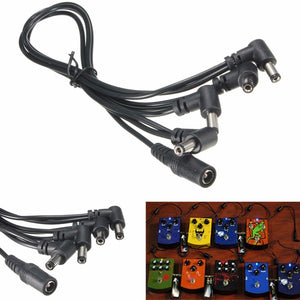 4 Way 9V Guitar Effect Pedal Power Supply Adapter Daisy Chain Splitter Cable