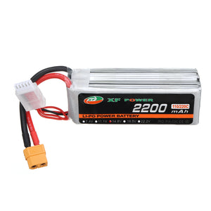 XF POWER 14.8V 2200mAh 110C/220C 4S Lipo Battery XT60 Plug for RC Racing Drone