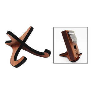 Portable Wooden Thumb Piano Stand Holder Kalimb a Bracket for 10-Key 17-Key Kalimb a