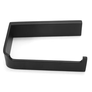 Roll Paper Holder Wall Rack Tissue Square Bracket Black Painting for Bathroom Toilet