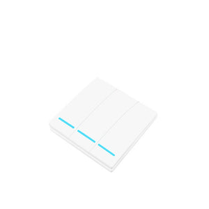 SMATRUL White 433Mhz Smart Push 3Gang Wireless Switch Light