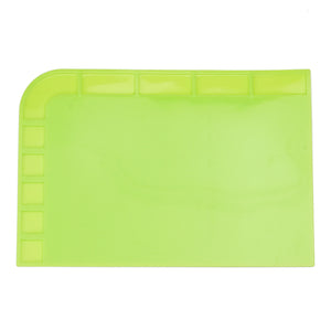 34x23cm Heat Resistant Silicone Pad Desk Mat Maintenance Platform - Green