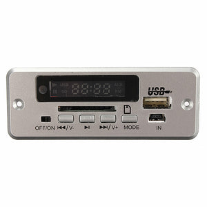 5V Wireless LED Car MP3 Audio Decoder FM Radio USB TF SD MMC Card