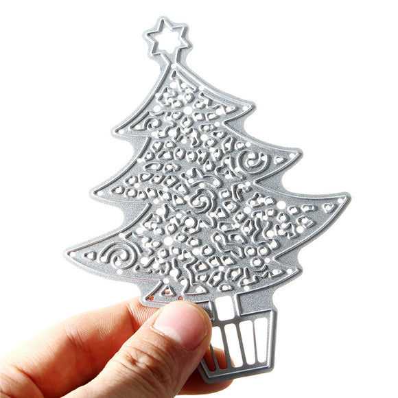 Christmas Tree Metal Die Cutting DIY Scrapbook Photo Paper Gift Party Decor