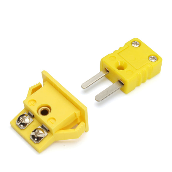 Panel Mount K-type Thermocouple Miniature Socket Plug Connector