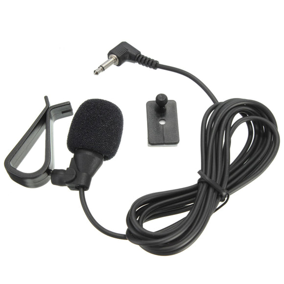 CS-Y0003 External 3.5 mm Mic Microphone Audio Cord For PC Car DVD GPS Player Stereo