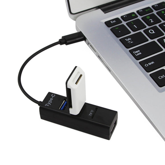 USB2.0 TYPE-C TF Card Solt 3 USB Port OTG HUB for MacBook Xiaomi HUAWEI Google Piexl