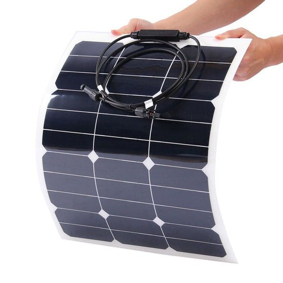 Elfeland SP-14 35W 18V 510*410mm Mono Flexible Solar Panel Battery Charger For Camping Boat Caravan