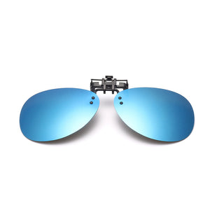 BIKIGHT Mirror Pilot Polarized Clip on Sun Glassess Night Vision Lens Polaroid Sun Glassess