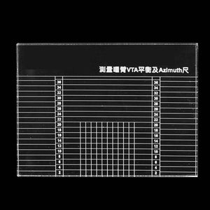 LP Vinyl Record Player Measuring Azimuth Ruler Phono Tonearm VTA Cartridge