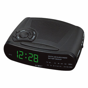 VST ST-10 EU Plug Electronic AM/FM Radio LED Digital Display Alarm Clock Snooze Function  Clock