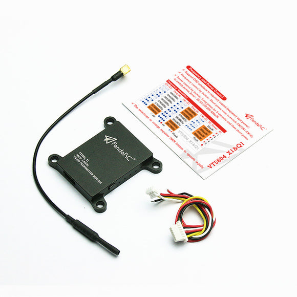 PandaRC VT5804 X1 5.8GHz 25/100/200/400/800mW Switchable 16CH FPV Transmitter for FPV Racing RC Drone