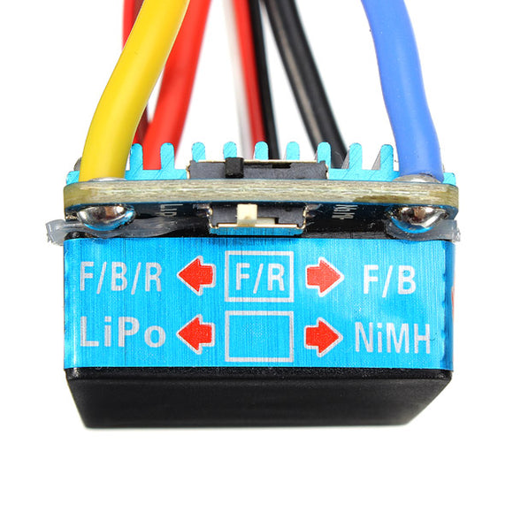 Waterproof Brushed ESC 160A 3S with 5V 1A BEC T-Plug For 1/12 RC Car