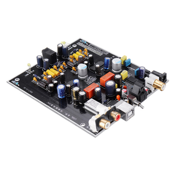 USB Decoder DAC Fiber-coaxial Decoding OTG Dual Parallel TDA1305T Computer External Fever Audio Card T0397 Board