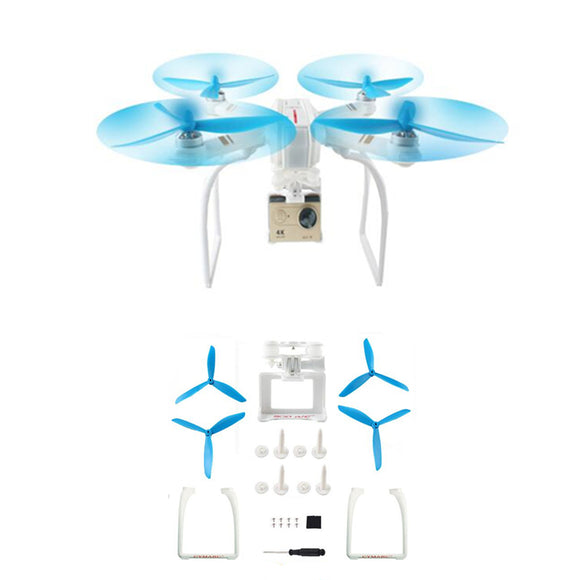 Landing Gear Tripod 3-blade Propeller Camera Stand Sets for MJX B3 PRO RC Drone Quadcopter