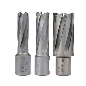 Drillpro TCT Annular Cutter 13/14/16/17/18/26/32mm Carbide Tip Magnetic Drill Bit Weldon Shank Hollow Core Drill Bit Hole Saw Cutter