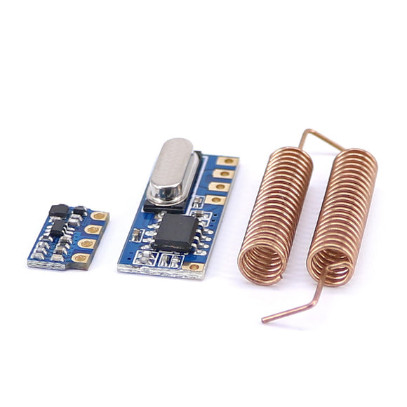 30pcs 433MHz Wireless Transceiver Kit Mini RF Transmitter Receiver Module + 60PCS Spring Antennas OPEN-SMART for Arduino - products that work with official for Arduino boards