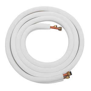 5/8 Inch 3/8 Inch 5m Insulated Coil Copper Twin Line Set Air Conditioner Exhaust Hose Split Tube