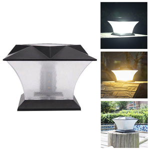 Solar Power 18 LED Waterproof Pillar Light Garden Lawn Landscape Decoration Lamp