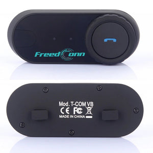 FreedConn Original T-COM VB Motorcycle BT Bluetooth Helmet Intercom Multi Riders Interphone Headset with FM Radio Soft/Hard Mic