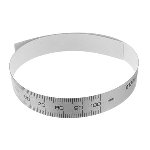 0-100/150/200/300mm Self Adhesive Metric Ruler Silver Tape for Digital Caliper Replacement