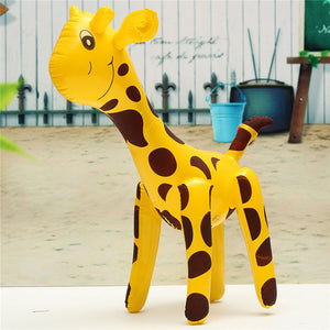 Inflatable Giraffe Zoo Animal Blow Up Inflate Party Toy Pool Party Decor Gift