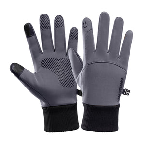 Touch Screen Winter Warm Full Finger Gloves Windproof Waterproof Anti-slip Thermal Outdoor