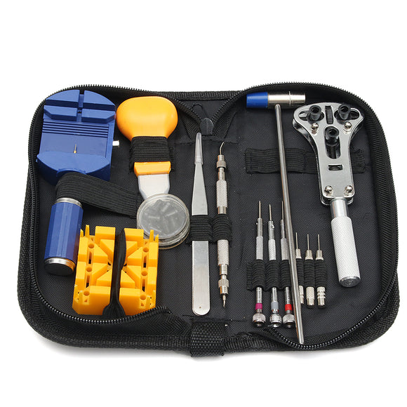 13 In 1 Portable Watch Repair Tool Set Kit For Watchmakers Case Openers