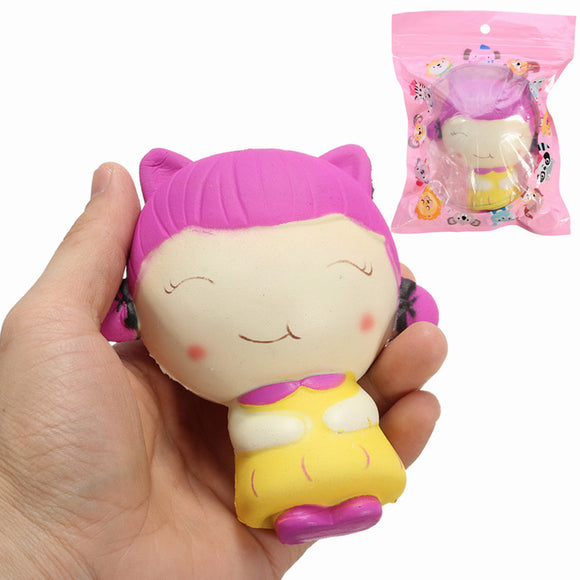 NO NO Squishy Girl Doll 11cm Soft Slow Rising With Packaging Collection Gift Decor Toy