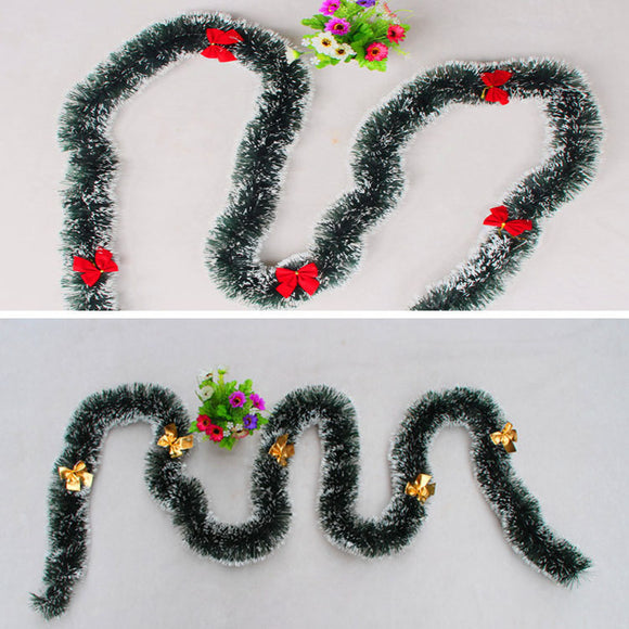 Christmas 2M 5 Butterfly Knot Dark Green Ribbon Decor Christmas Tree Ornament Party Supplies