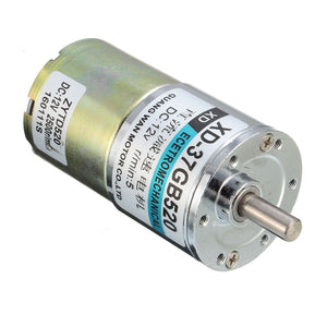 DC 12V 5RPM Electric Gear Motor 6mm Shaft High Torque Speed Reduce Gear Motor