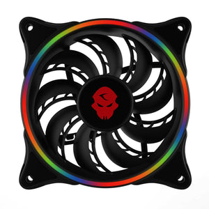 Case Fan RGB LED High Airflow Adjustable Colorful PC CPU Computer Case Cooling Cooler