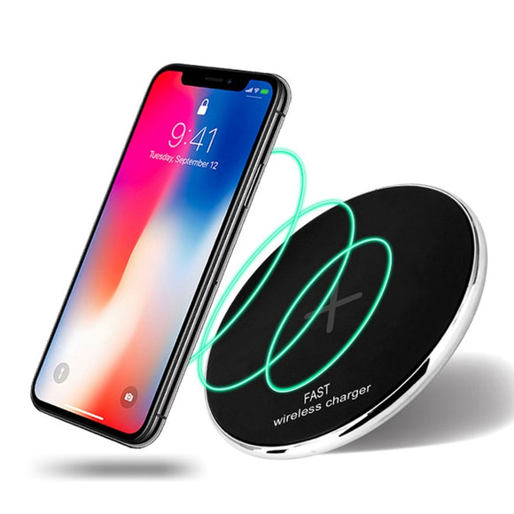 Bakeey N300 LED Indicator Qi Wireless Charger For iPhone X 8 8Plus Samsung S8 Note 8