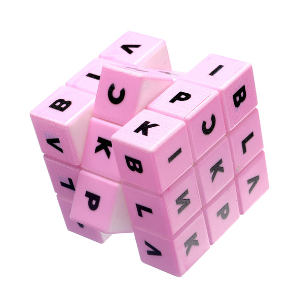 Plastic Pink Magic Puzzle Fidget Cube For Fans GiftsToys