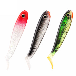 SeaKnight SL013 6pcs/lot 7.4g 3in T Tail Fishing Lure Soft Bait Fishing Lure for Carp Fishing