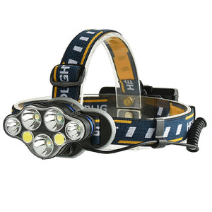 XANES 2606-7 Headlamp 18650 Xiaomi Electric Scooter Motorcycle E-bike Bike Bicycle Cycling Camping