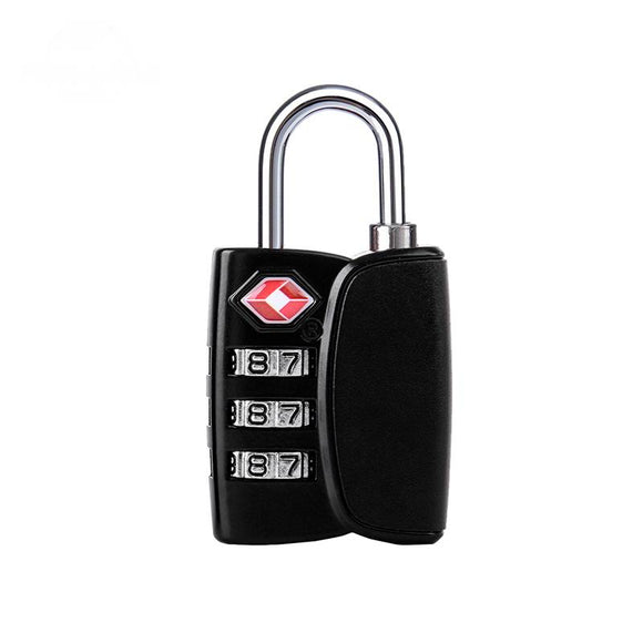 Naturehike NH23A023-A TSA Luggage Lock Combination 3 Dial Code Customs Padlock Travel Suitcase Anti Theft