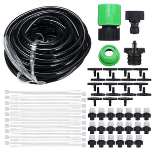 20m Garden Patio Water Mister Air Misting Cooling Micro Drip Irrigation System Sprinkler