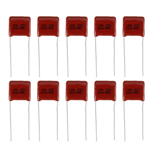 10pcs 1uF 450V CBB Polypropylene Film Capacitor pitch 15mm 105 450V 1uF