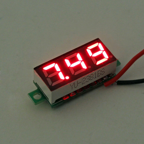 5Pcs Geekcreit Red Led 0.28 Inch 2.5V-30V Mini Digital Volt Meter Voltage Tester Voltmeter