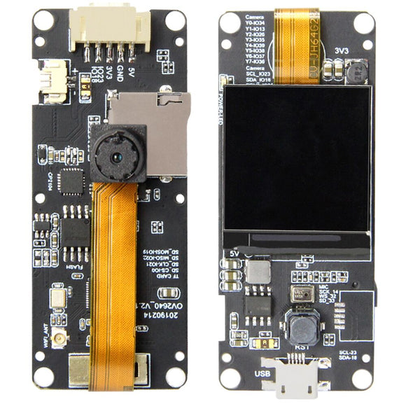 LILYGO TTGO T-Camera Plus Line Extension Normal Version ESP32-DOWDQ6 8MB SPRAM OV2640 Camera Module 1.3 Inch Display With WiFi bluetooth Board