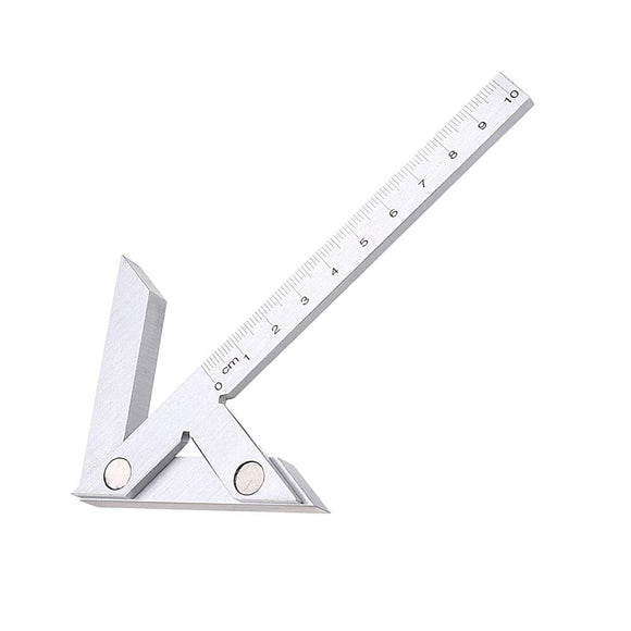 Center Gauge High Accuracy Center Angle Gauge Protractor Angle Ruler Round Bar Marking Center Finder