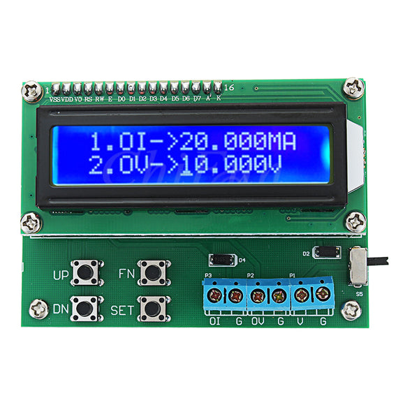 TGC700 4-20mA 10V Voltage Current Signal Generator 20mA Signal Transmitter With LCD 1602 Display