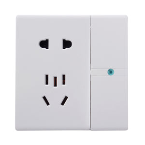 16A 250V Waterproof 86 Type Open-Mounted Switch Socket Double Control Wall Socket