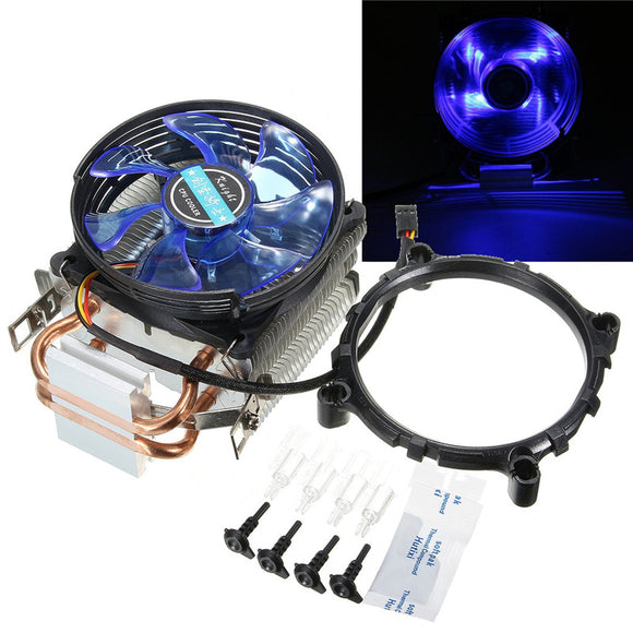 95mm LED Copper CPU Cooler Fan Heat Sink for Intel LGA775/1156/1155 AMD AM2/AM2+