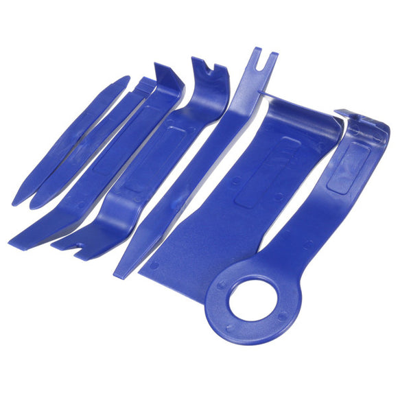 7Pcs Blue Plastic Stereo Repair Removal Tools