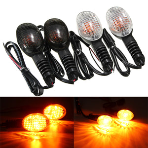 Front Rear LED Turn Signal Light For KAWASAKI EX250R NINJA KLX250SF VN650