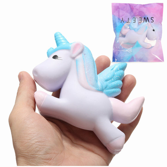 SquishyShop Unicorn Soft Squishy Slow Rising With Packaging Ball Chain Phone Bag Strap Gift Decor