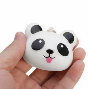 Squishy Panda Bun 5cm Soft Phone Bag Charm Strap Collection Gift Decor Toy