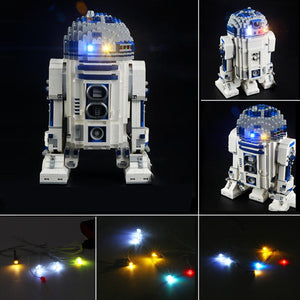 Blocks Accessories LED Light Kit For LEGO 10225 Star Wars R2D2 Robot Bricks Decor Toys